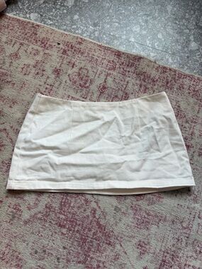 Edikted White Mini Skirt